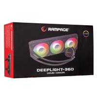 RAMPAGE DEEPLIGHT-360 ARGB 1000/2000rpm 274x120x52mm Su Soğutmalı CPU Soğutucu - 1